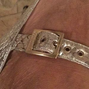 Jimmy Choo peep toe ankle strap heels